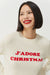 Cream Wool-Cashmere J'adore Christmas Sweater