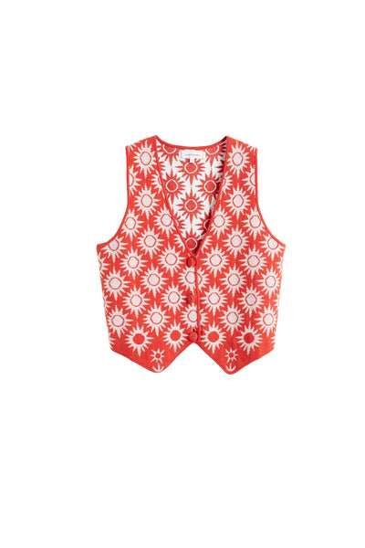 Terracotta Laura Whitmore Sunflower Waistcoat