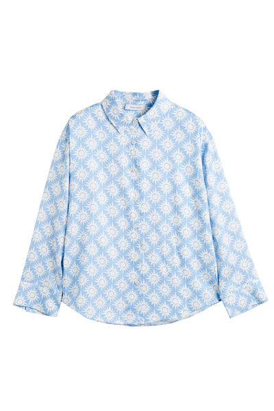 Sky-Blue Laura Whitmore Paradise Shirt