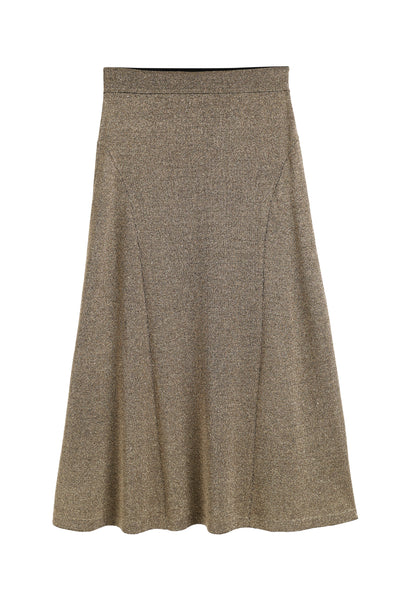 Brown skirt on a white background