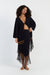 Black Laura Whitmore Beaded Kaftan