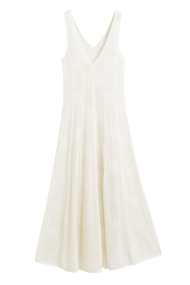 Cream Laura Whitmore Bohemian Dress image 5