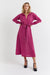 Pink Lurex Relaxed Polo Dress