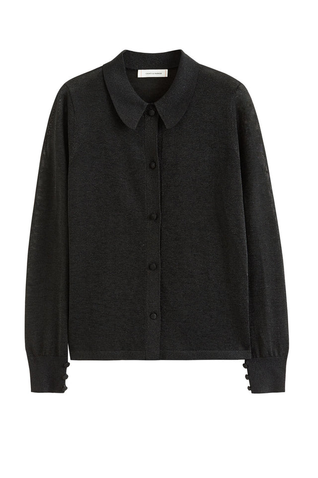 Black Lurex Shirt image 2