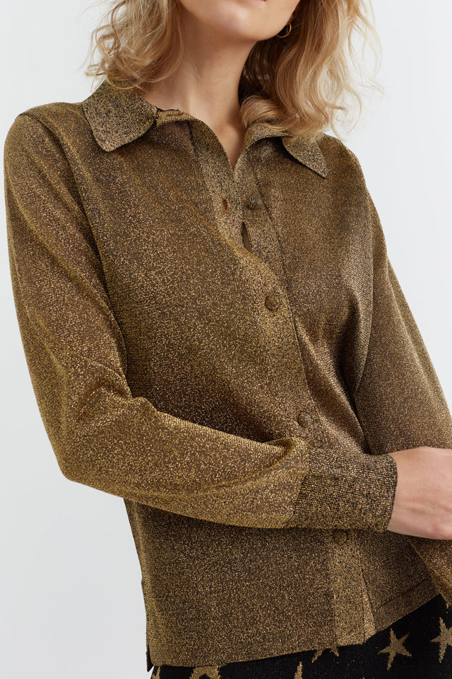 Gold Lurex Shirt image 4