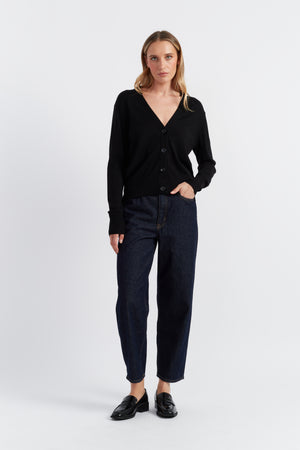 black-pure-merino-cardigan