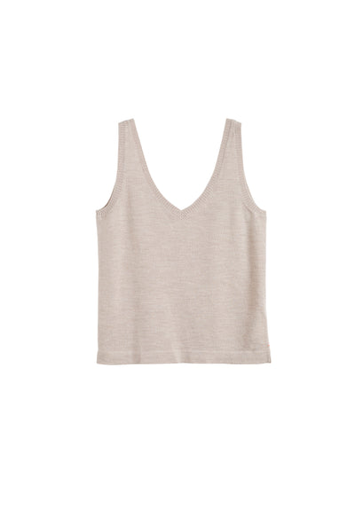 Oatmeal Pure Merino Vest