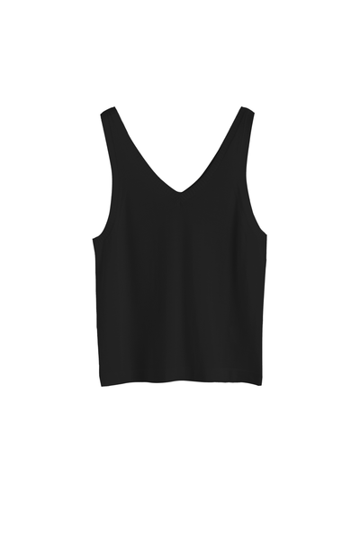 Black Pure Merino Vest