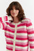 Pink Cotton Crochet Cardigan