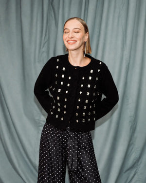 black-pure-merino-jewelled-cable-cardigan