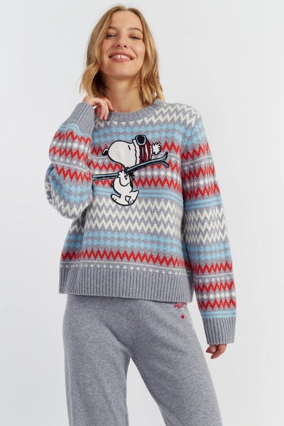 grey-melange-wool-cashmere-snoopy-ski-fairisle-sweater