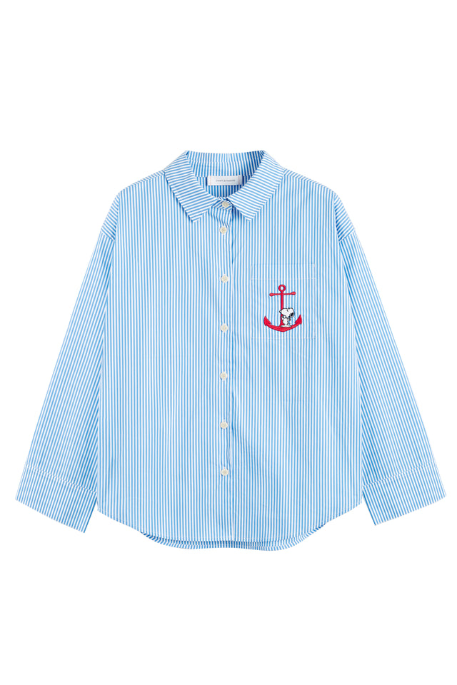 Blue Cotton Snoopy Anchor Co-ord image 3