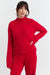 Red Cashmere Patch Pocket Sweater