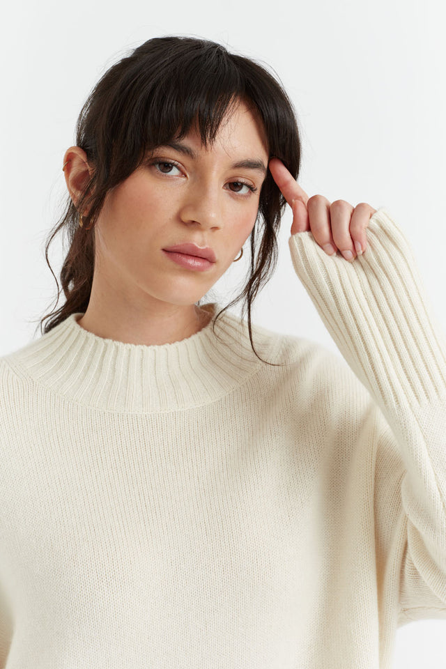Cream Cashmere Comfort Sweater image 1
