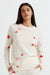 Cream Wool-Cashmere Star Sweater