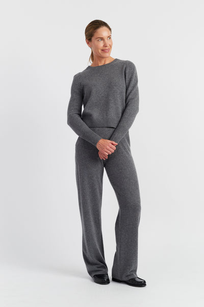 grey-melange-pure-cashmere-cropped-sweater
