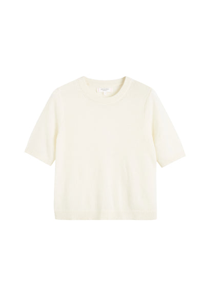 Cream Cloud Cashmere T-shirt