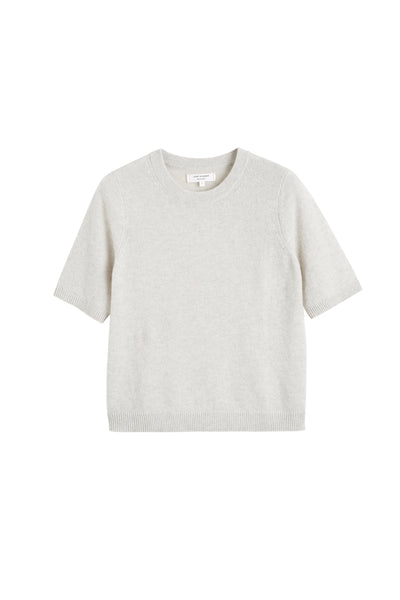 Light gray t-shirt on a white background