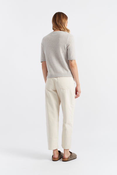 Taupe Cloud Cashmere T-shirt