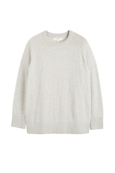 Taupe Cloud Cashmere Slouchy Sweater