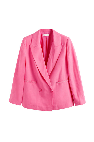 Rose Tencel-Linen Blazer