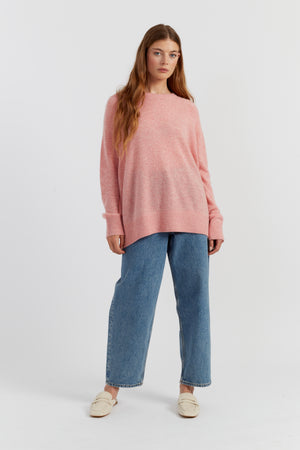 pink-marl-cloud-cashmere-slouchy-sweater