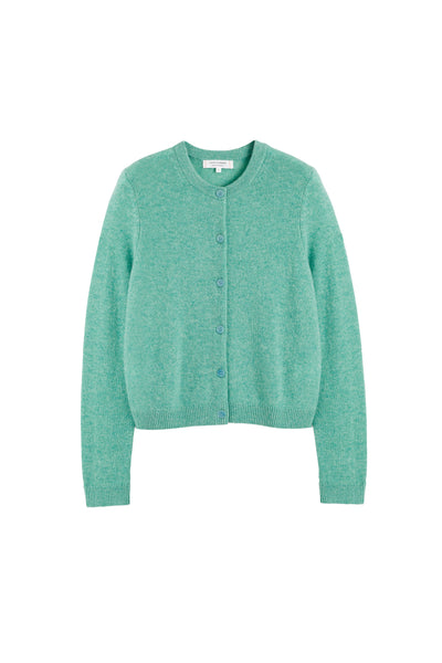 Spearmint Cloud Cashmere Cardigan