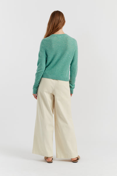Spearmint Cloud Cashmere Cardigan