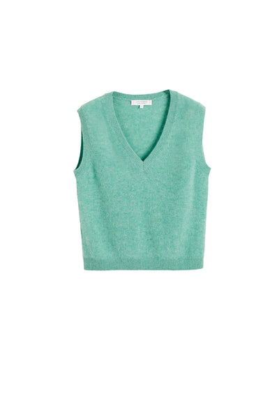 Spearmint Cloud Cashmere Tank