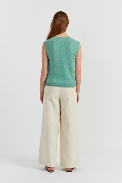 Spearmint Cloud Cashmere Tank