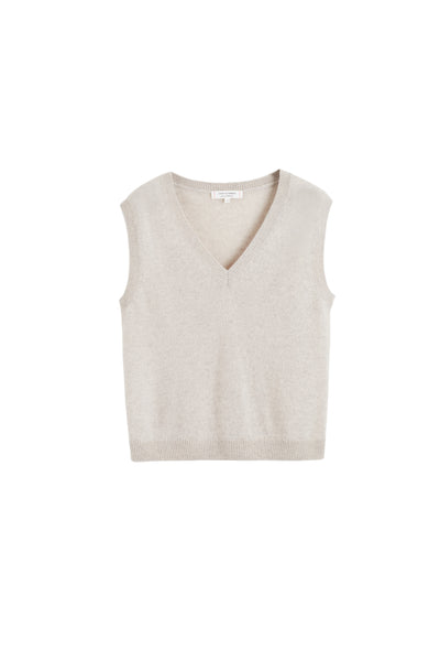 Taupe Cloud Cashmere Tank