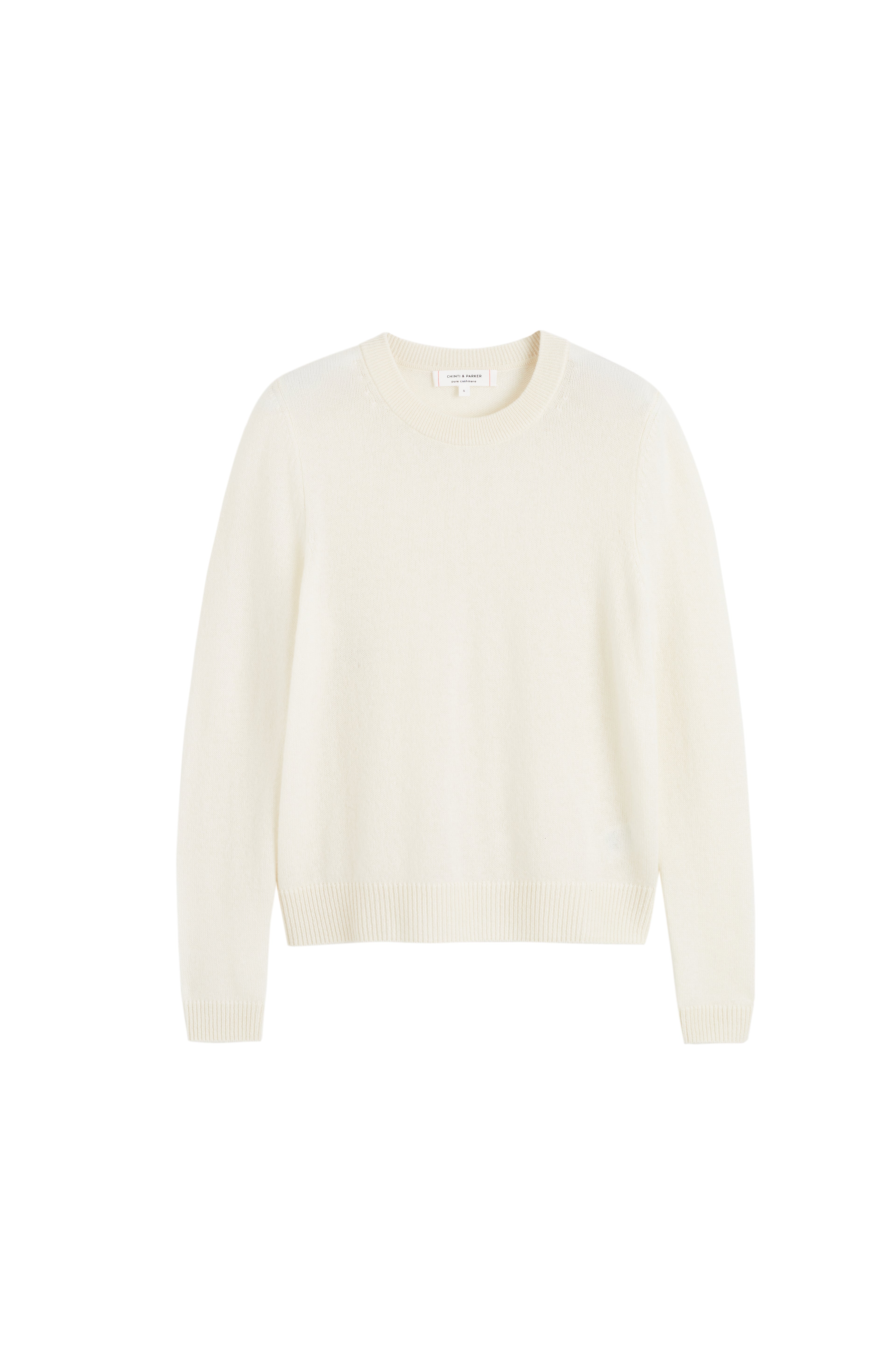 SAMPLE SALE NO RETURNS Cream Cloud Cashmere Cropped Sweater