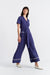 Blue Tencel-Linen La Mer Jumpsuit