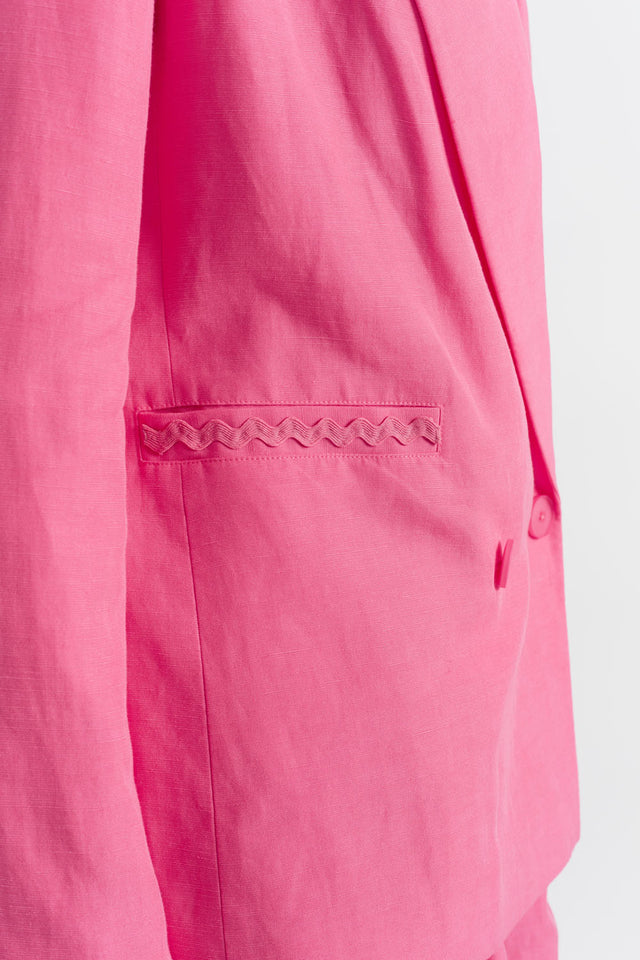 Rose Tencel-Linen Blazer image 2