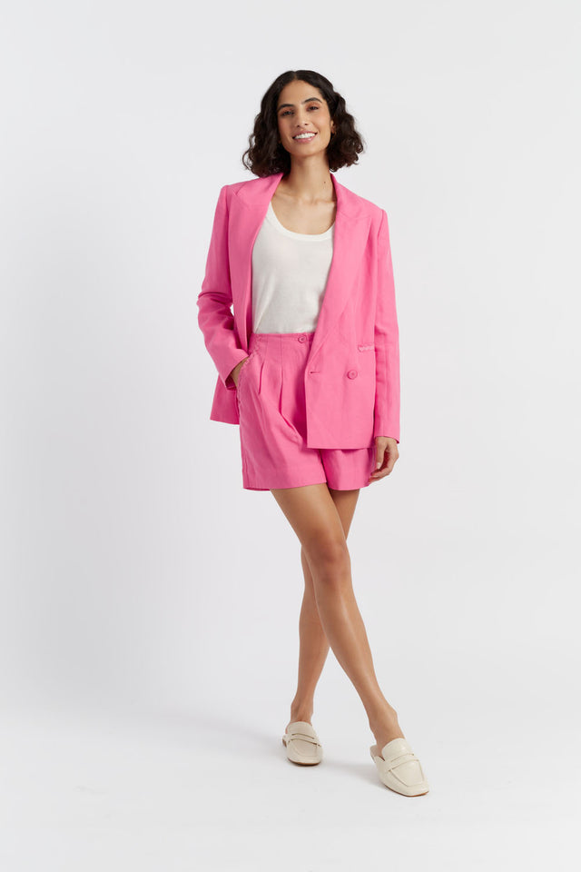 Rose Tencel-Linen Blazer image 5