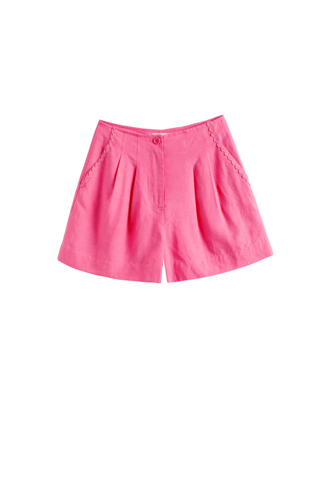 Rose Tencel-Linen Shorts image 4