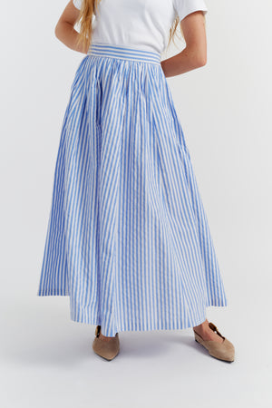 blue-cotton-oxford-stripe-skirt