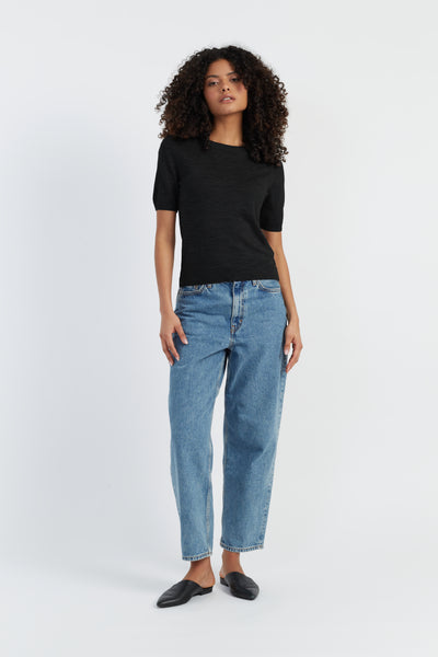 Black Pure Merino T-Shirt