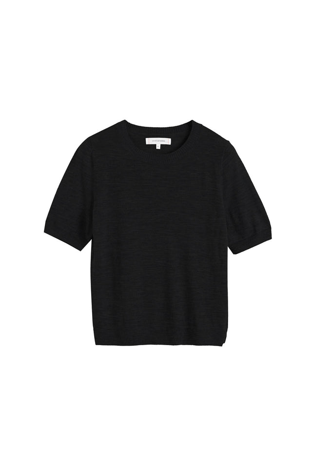 Black Pure Merino T-shirt image 4