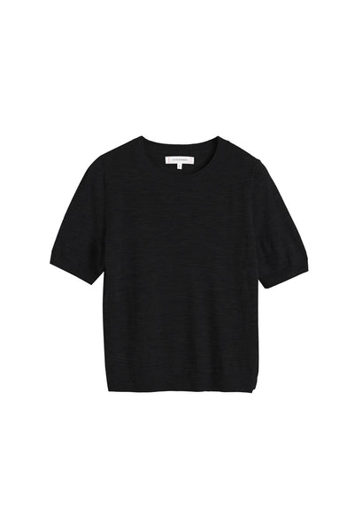 Black Pure Merino T-Shirt