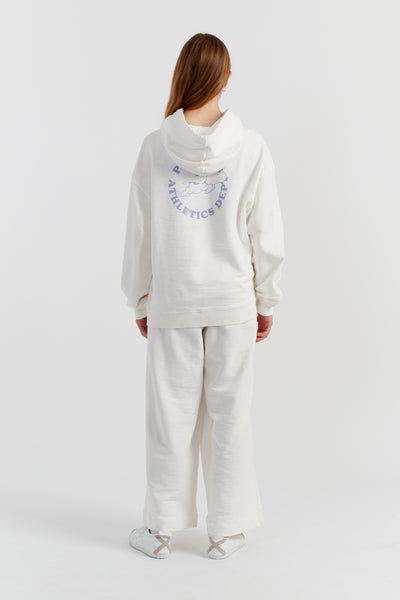 Cream Cotton Jog On Snoopy Hoodie