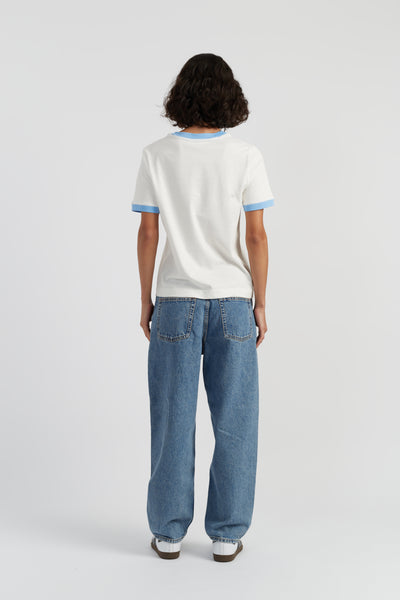 Cream Cotton Snoopy Athletics T-shirt