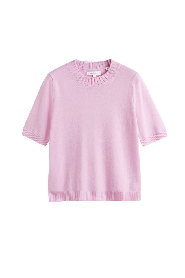 Pink-Lemonade Wool-Cashmere T-shirts image 2