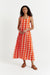 Orange Viscose Formentera Dress
