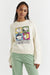 Cream Cotton-Alpaca Peanuts Gang Sweater
