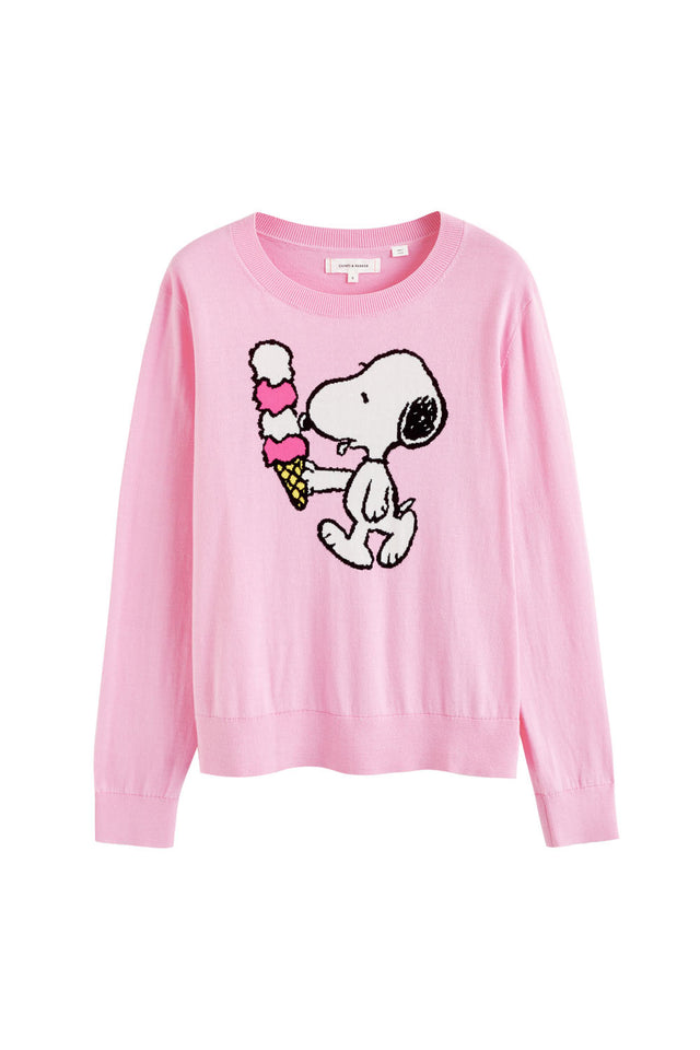 Pink Cotton Snoopy Ice Cream Sweater image 2