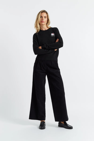 black-wool-cashmere-hello-kitty-badge-sweater