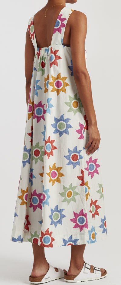 Cream Cotton Sol Summer Dress
