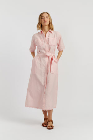 light-pink-scallop-linen-shirt-dress