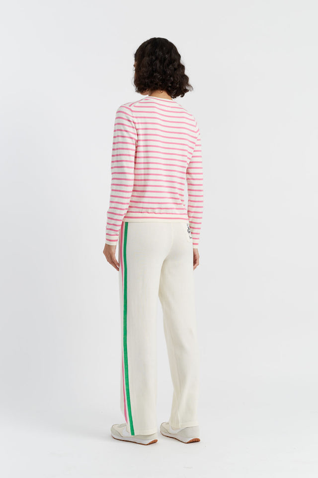 Pink Cotton Peanuts Racquet Club Sweater image 2